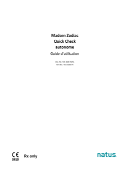 natus MADSEN Zodiac Mode d'emploi