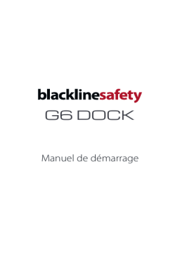 Blackline safety G6 Dock Guide de démarrage rapide