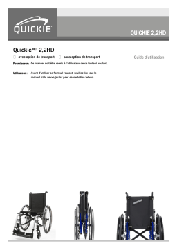 SunriseMedical Quickie 2 Lite Manuel du propriétaire