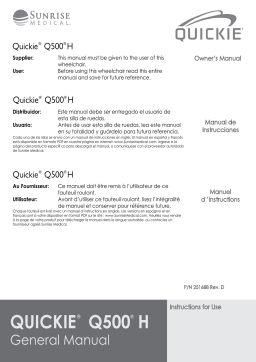 SunriseMedical EIPW32 Manuel du propriétaire