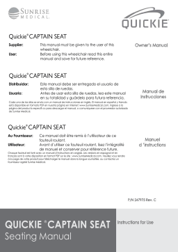 SunriseMedical EIPW30 Manuel utilisateur