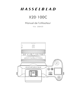 Hasselblad X2D 100C Manuel utilisateur