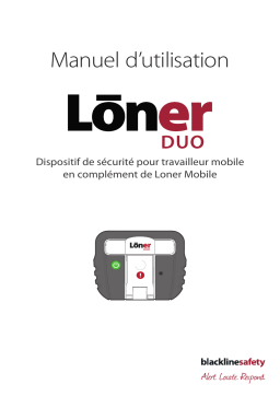 Blackline safety Loner DUO Mode d'emploi