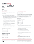 Blackline safety G7 EXO Battery Manuel du propri&eacute;taire
