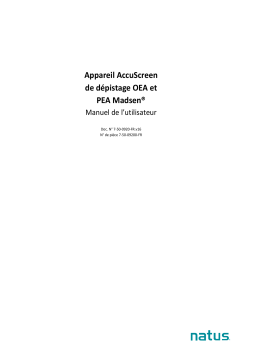 natus MADSEN AccuScreen Mode d'emploi