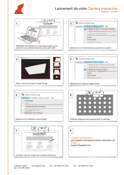 Speechi Lancement-rapide-camera-interactive Guide de démarrage rapide
