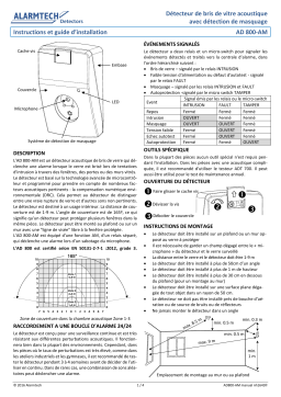Alarmtech AD 800-AM Guide d'installation