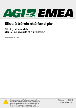 Frame Flat Bottom and Hopper Silos Manuel du propriétaire