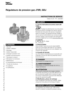 Kromschroder J78R, GDJ Mode d'emploi