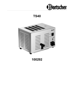 Bartscher 100292 Mode d'emploi