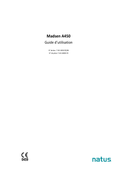 natus Madsen A450 Mode d'emploi
