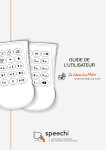 Speechi Utilisateur Mode d'emploi