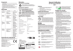 Maginon HSA-1 (CAD-1, CAD-2, BWH-1, SC-1) Mode d'emploi
