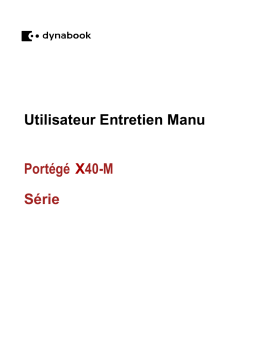 Toshiba X40-M (PNM2BC) Mode d'emploi
