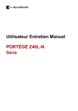 Toshiba Z40L-N (PPE25C) Mode d'emploi
