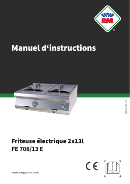 RM FE 708/13 E Manuel utilisateur