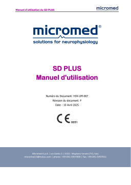 natus SD Plus Mode d'emploi