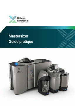Malvern Mastersizer Manuel du propriétaire
