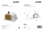 Movelar VULCANO oven Manuel utilisateur