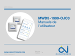 OJ MWD5-1999-OJC3 Manuel utilisateur