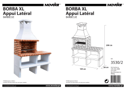 Movelar Barbecue SINES XL Manuel utilisateur