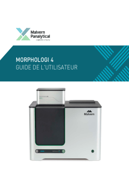 Malvern Morphologi 4 Manuel utilisateur