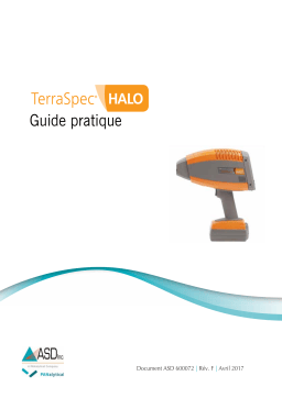 Malvern TerraSpec Halo Manuel du propri&eacute;taire