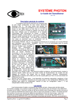 Duevi PHOTON barriers Manuel du propriétaire
