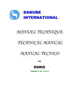 Danube Doris Manuel utilisateur