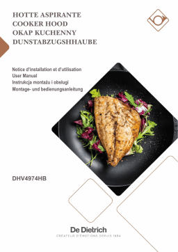 De Dietrich DHV4974HB Manuel utilisateur