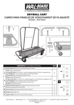 Marshalltown Drywall Cart (DC344U) Manuel du propriétaire