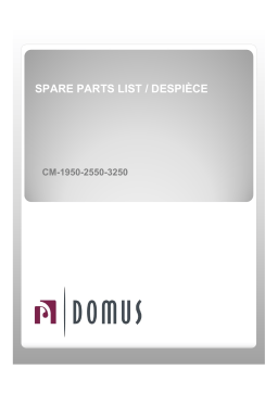 DOMUS CM-1950-2550-3250 Manuel utilisateur