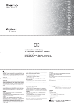 Thermo Fisher Scientific CultiLoop Mode d'emploi