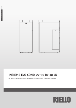Riello INSIEME EVO COND 25 B130 LN Manuel utilisateur