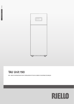 Riello TAU UNIT 140 Manuel utilisateur
