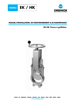 Orbinox EK Manuel utilisateur