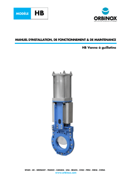 Orbinox HB Manuel utilisateur