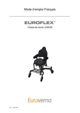 Eurovema Euroflex Work Chair Junior Manuel utilisateur