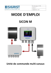 SIGRIST SICON M Manuel utilisateur