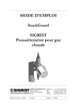SIGRIST StackGuard Manuel utilisateur