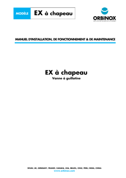 Orbinox à chapeau EX Manuel utilisateur