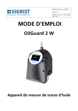 SIGRIST OilGuard 2 W Manuel utilisateur