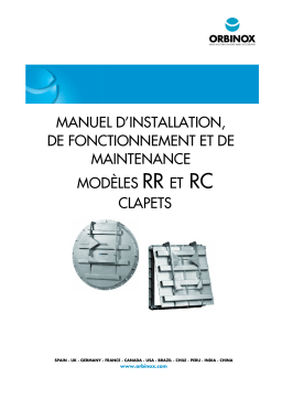 Orbinox RR Manuel utilisateur