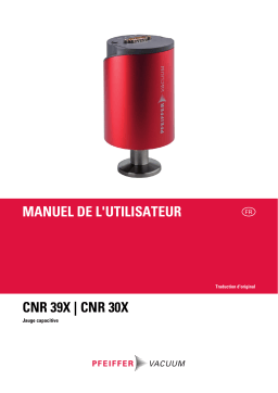 Pfeiffer CNR 39x/CNR 30x - Capacitive gauge Mode d'emploi