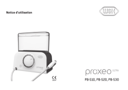 W&H Proxeo ULTRA PB-510, PB-520, PB-530 Mode d'emploi