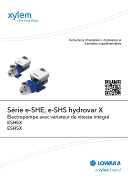 Lowara e-SHE, e-SHS hydrovar X Series Manuel du propriétaire