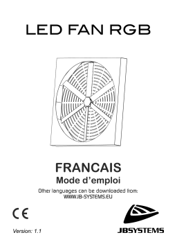 JB systems LED FAN RGB Manuel du propriétaire