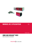 Pfeiffer QMG 800 HiQuad Neo Mode d'emploi