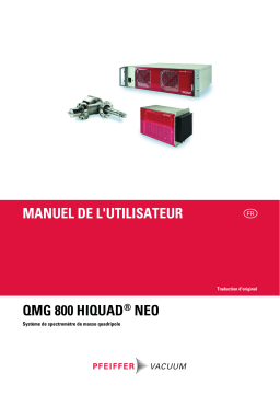 Pfeiffer QMG 800 HiQuad Neo Mode d'emploi