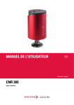 Pfeiffer CNR 38x - Capacitive gauge Mode d'emploi